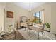 Elegant dining area with hardwood floors and a chandelier at 5346 N Persimmon Dr, Beverly Hills, FL 34465