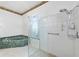 Bathroom boasts a large shower and a green marble bathtub at 2699 Nw 58Th Terrace, Ocala, FL 34482
