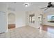 Breakfast nook with tile floors, and access to the backyard patio at 2699 Nw 58Th Terrace, Ocala, FL 34482