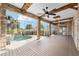 Spacious screened porch overlooking the golf course at 2699 Nw 58Th Terrace, Ocala, FL 34482