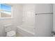 Simple bathroom with a bathtub and shower combination at 5886 Sw 78Th Avenue Rd, Ocala, FL 34474