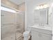 Bathroom with walk-in shower and modern vanity at 9757 Sw 79Th Lane Rd, Ocala, FL 34481