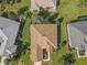 Overhead view showing house roof and landscaping at 12152 Se 91St Ave, Summerfield, FL 34491