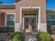 Elegant double front doors with decorative glass panes at 12152 Se 91St Ave, Summerfield, FL 34491