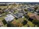 Aerial view of homes and neighborhood landscape at 15750 Sw 11Th Court Rd, Ocala, FL 34473