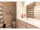 Bathroom boasts a large vanity and shower/tub combo at 15750 Sw 11Th Court Rd, Ocala, FL 34473