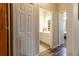 Clean bathroom with double vanity and linen closet at 15750 Sw 11Th Court Rd, Ocala, FL 34473