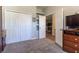Spacious bedroom with double bed, nightstands, and ample closet space at 15750 Sw 11Th Court Rd, Ocala, FL 34473