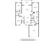 Floor plan displaying a spacious home with 2 bedrooms, 2 baths, and a 2-car garage at 15750 Sw 11Th Court Rd, Ocala, FL 34473