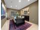 Formal dining room with hardwood floors and a large, ornate mirror at 5004 Se 5Th Ave, Ocala, FL 34480