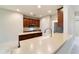 Modern kitchen with stainless steel appliances and island at 9948 Sw 69Th Ln, Ocala, FL 34481