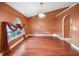 Dining room with hardwood floors and an arched entryway at 3011 Se 46Th Ave, Ocala, FL 34480