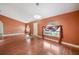 Bright living room with hardwood floors and vaulted ceilings at 3011 Se 46Th Ave, Ocala, FL 34480