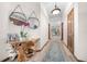 Bright hallway with a console table and decorative mirrors at 3803 Se 6Th Ave, Ocala, FL 34480