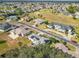 Aerial view of a residential neighborhood with houses and a golf course at 5226 Nw 21St Loop, Ocala, FL 34482