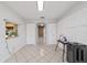View of the entry hall, showing the kitchen and access to other rooms at 1825 Se 36Th Pl, Ocala, FL 34471