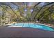 Enclosed pool and patio area with seating at 1825 Se 36Th Pl, Ocala, FL 34471