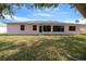 Spacious backyard with a screened-in porch at 8478 Sw 60Th Ct, Ocala, FL 34476
