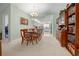 Dining room with wooden table and chairs, and built-in hutch at 8478 Sw 60Th Ct, Ocala, FL 34476