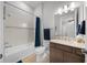 Full bathroom with a shower/tub combo at 9175 Sw 65Th Loop, Ocala, FL 34481