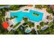 Expansive resort style community pool with multiple areas for swimming and relaxing at 9175 Sw 65Th Loop, Ocala, FL 34481