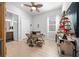 Home office decorated for the holidays at 9175 Sw 65Th Loop, Ocala, FL 34481