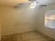 Bright bedroom with carpeted floor and ceiling fan at 2023 Nw 2Nd St, Ocala, FL 34475