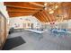 Clubhouse interior with round tables and chairs set up for a meeting at 9393 Sw 101St Ln, Ocala, FL 34481