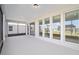 Spacious screened porch with view of backyard and neighborhood at 9781 Sw 79Th Lane Rd, Ocala, FL 34481