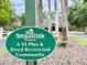 Sign for Spruce Creek Preserve, a 55+ deed-restricted community at 11388 Sw 139Th St, Dunnellon, FL 34432