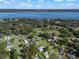 Wide aerial view of neighborhood by lake at 1166 Cr 441, Lake Panasoffkee, FL 33538