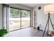 View of backyard through sliding glass doors at 41 Hickory Trak, Ocala, FL 34472