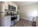 Bright kitchen with stainless steel appliances and eat-in area at 41 Hickory Trak, Ocala, FL 34472