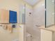 Modern bathroom featuring a spacious walk-in shower with a built-in seat, and tile walls at 7932 Sw 89Th Cir, Ocala, FL 34481