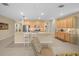 Modern kitchen with stainless steel appliances, ample cabinetry, and light countertops at 7932 Sw 89Th Cir, Ocala, FL 34481