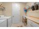 Laundry room with washer, dryer, utility sink, and storage at 7932 Sw 89Th Cir, Ocala, FL 34481