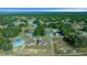 Aerial view of a residential neighborhood with several houses and trees at 281 Locust Pass, Ocala, FL 34472