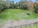 Aerial view of a large pasture with horses and a black fence at 3505 Ne 97Th Street Rd, Anthony, FL 32617