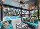 Spacious poolside patio with comfortable seating and pool view at 3505 Ne 97Th Street Rd, Anthony, FL 32617