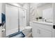 Clean bathroom with white subway tiles and modern vanity at 3810 Se 4Th Ter, Ocala, FL 34480