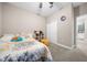 Bedroom with a bed, closet, and nightstand at 3810 Se 4Th Ter, Ocala, FL 34480