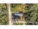 Overhead view of a home on a wooded lot at 4191 Ne 132Nd Pl, Anthony, FL 32617