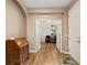 Welcoming foyer with french doors leading to a home office or den at 7102 Sw 91St Ct, Ocala, FL 34481