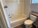 Bathroom with shower/tub combo and toilet at 10913 Sw 69Th Cir, Ocala, FL 34476