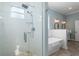 Elegant bathroom with soaking tub and walk-in shower at 15620 Nw 112Th Ave, Reddick, FL 32686