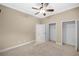 Spacious bedroom with ceiling fan and large closet at 3907 Se 10Th Ave, Ocala, FL 34480