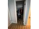 Good sized bedroom closet with double hanging rods at 548 Fairways Dr # B, Ocala, FL 34472