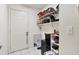 Storage room with shelves and extra space for items at 9646 Sw 92 Place Rd, Ocala, FL 34481