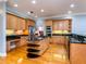 Kitchen boasts granite countertops, stainless steel appliances, and an island at 1945 Sw 40Th Pl, Ocala, FL 34471