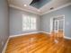 Bright office with hardwood floors and access to another room at 1945 Sw 40Th Pl, Ocala, FL 34471